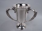 Antique American Edwardian Classical Sterling Silver Loving Cup Trophy