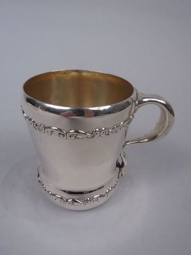 Antique Whiting Edwardian Classical Sterling Silver Baby Cup