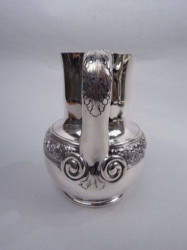 Antique Tiffany Victorian Classical Sterling Silver Water Pitcher