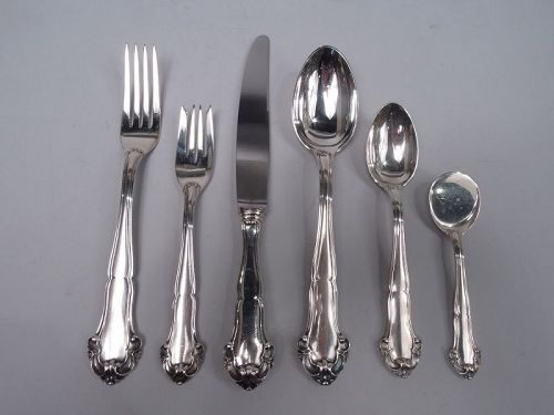 Mario Buccellati Grande Imperiale  Sterling Silver Dinner Set for 8