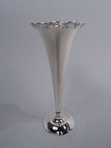 Antique Tiffany Edwardian Classical Sterling Silver Vase