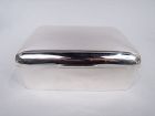 Large English Modern Sterling Silver Box 1927