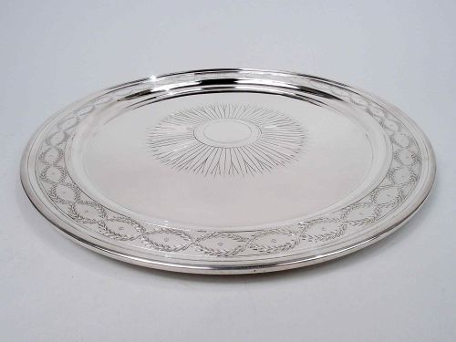Antique Tiffany Winthrop Sterling Silver Tray
