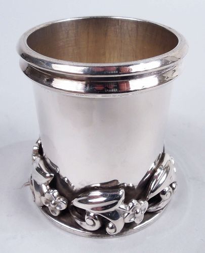 La Paglia Midcentury Modern Sterling Silver Toothpick Holder