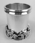 La Paglia Midcentury Modern Sterling Silver Toothpick Holder