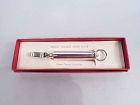 Tiffany Modern Sterling Silver Portable Postage Scale in Original Box