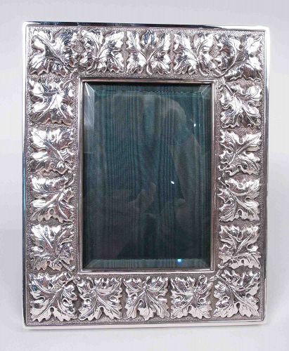 Buccellati Modern Classical Sterling Silver Picture Frame