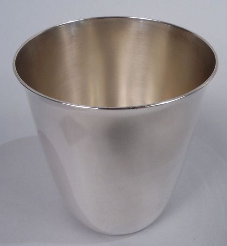 Antique Tiffany Irish Georgian Neoclassical Sterling Silver Beaker Cup