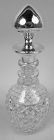 Antique American Edwardian Sterling Silver and Glass Decanter