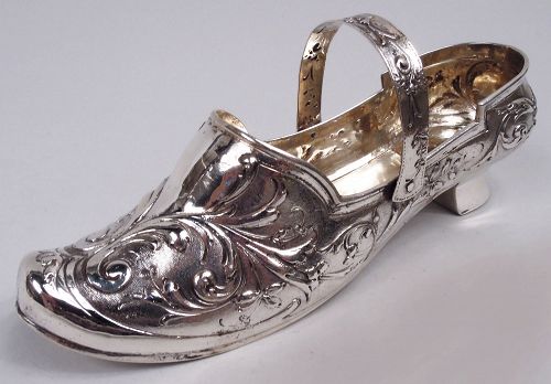 Antique German Silver Lady’s Shoe