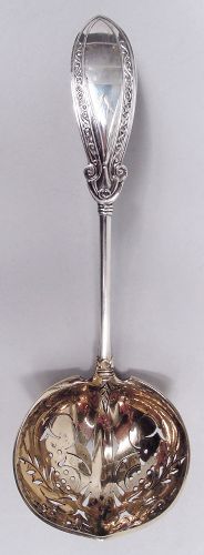 Antique Gorham Persian Aesthetic Sterling Silver Pierced Ladle
