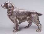 English Sterling Silver Spaniel Dog Figure