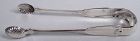 Large Tiffany Sterling Silver Sugar Tongs in Classical Palm Pattern