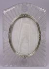 Hawkes Edwardian Classical Sterling Silver & Glass Picture Frame
