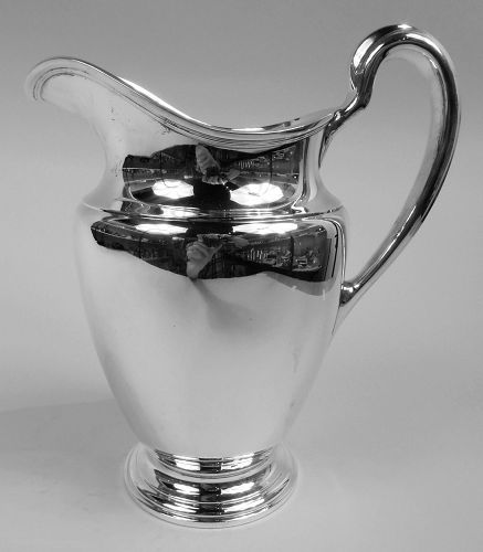 Tiffany Traditional Classical Sterling Silver Water Pitcher