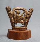 19thC Indian bone carving