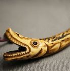 19thC sashi netsuke of a dragon