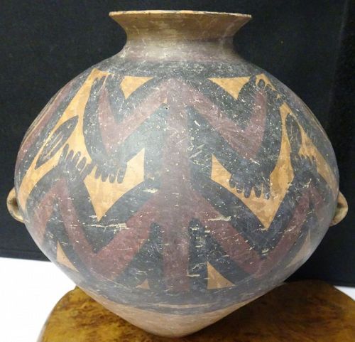 ANCIENT CHINESE NEOLITHIC YANGSHAO CULTURE POTTERY VASE
