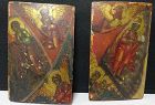 EARLY AND RARE RUSSIAN OR GREEK ICON PANELS