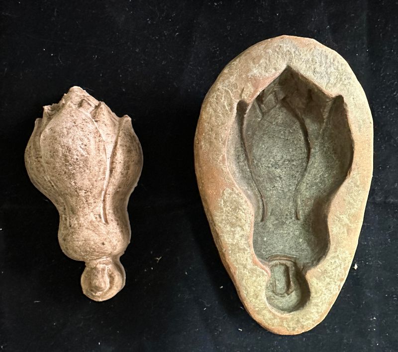 At Auction: 3rd C. Gandharan / India Pottery Molds, 5 pcs
