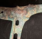 EXCEPTIONALLY RARE CHINESE BRONZE HALBERD - GE