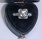 Platinum and Diamond 1920s Engagement Ring