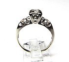 14Kt White Gold and Diamond Engagement Ring