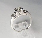 Timeless Diamond Engagement Ring Set in Platinum