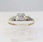 Diamond Engagement Ring Set in 14Kt Yellow Gold