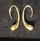 Tiffany 18Kt Gold “tear drop” Earrings by Elsa Peretti