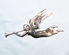 Sterling Silver Angel Christmas Ornament