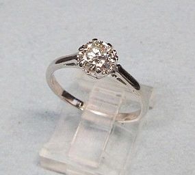 Vintage 1920’s Platinum and Diamond Ring