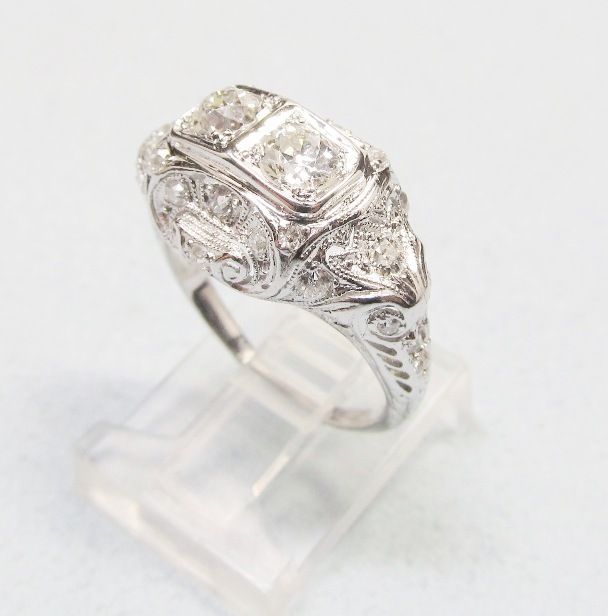 A classic platinum and diamond ring for a special someone