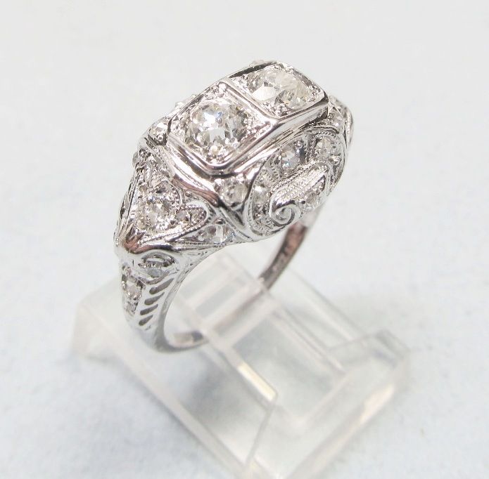 A classic platinum and diamond ring for a special someone