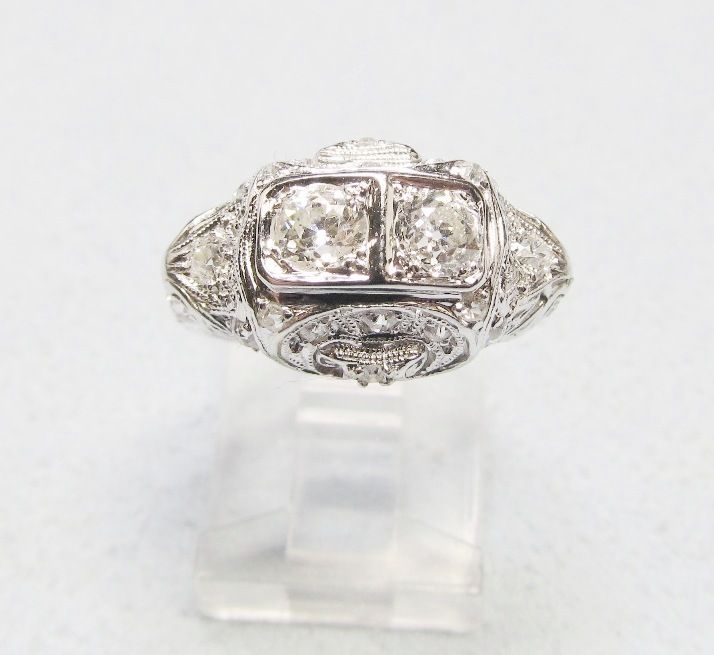 A classic platinum and diamond ring for a special someone