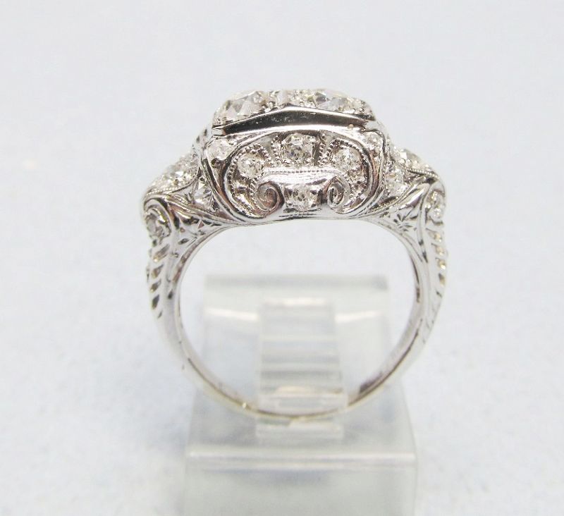 A classic platinum and diamond ring for a special someone