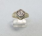 Art Deco Solitaire Diamond Ring