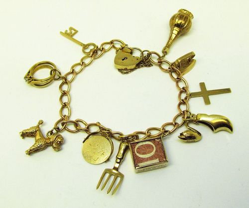 Gold Charm Bracelet