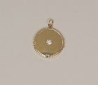 Victorian 14Kt Gold Locket with a Diamond