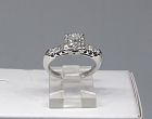 Platinum and Diamond Vintage Engagement Ring