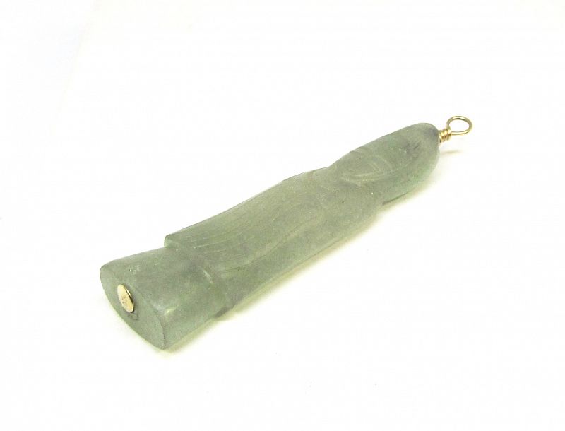 Jade Pendant Carved Light Color