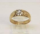 Antique Rose Diamond Ring 14Kt Gold