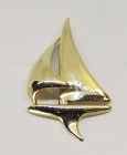 Sailboat Pendant 14Kt Gold