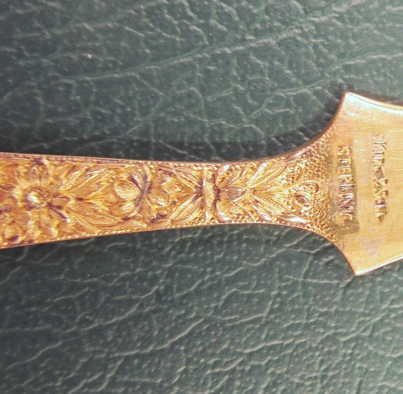 Kirk and Son Sterling Repousse Letter Opener