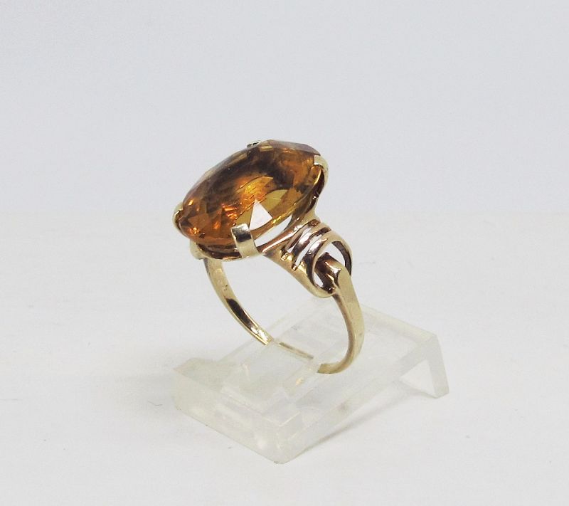 Retro Madeira Ring 14Kt Gold