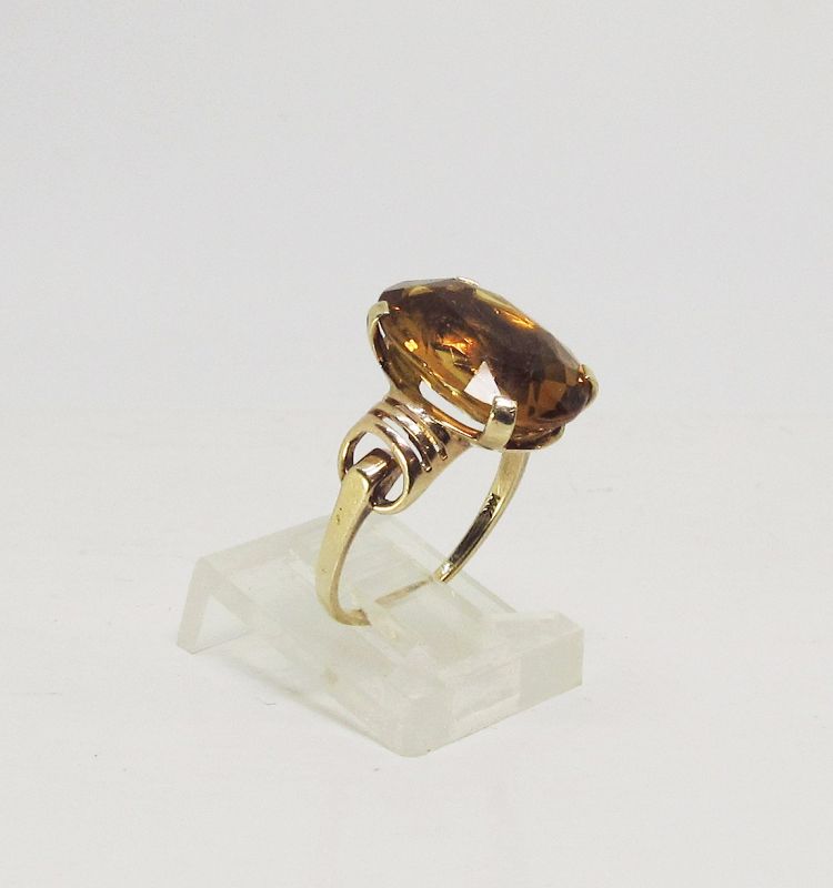 Retro Madeira Ring 14Kt Gold