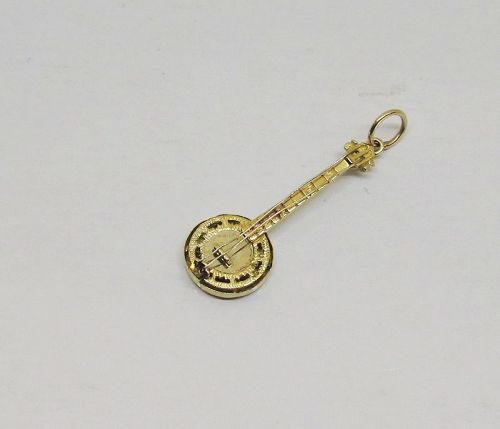 Banjo Pendant 18Kt Yellow Gold