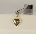 Heart Pendant/Charm 14Kt Yellow Gold