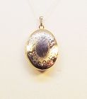 Gold Locket Vintage 14Kt