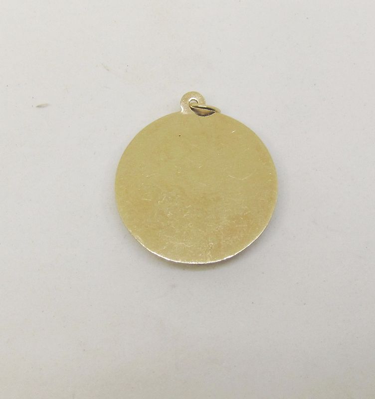 Happy Birthday Charm/Pendant 14Kt Gold